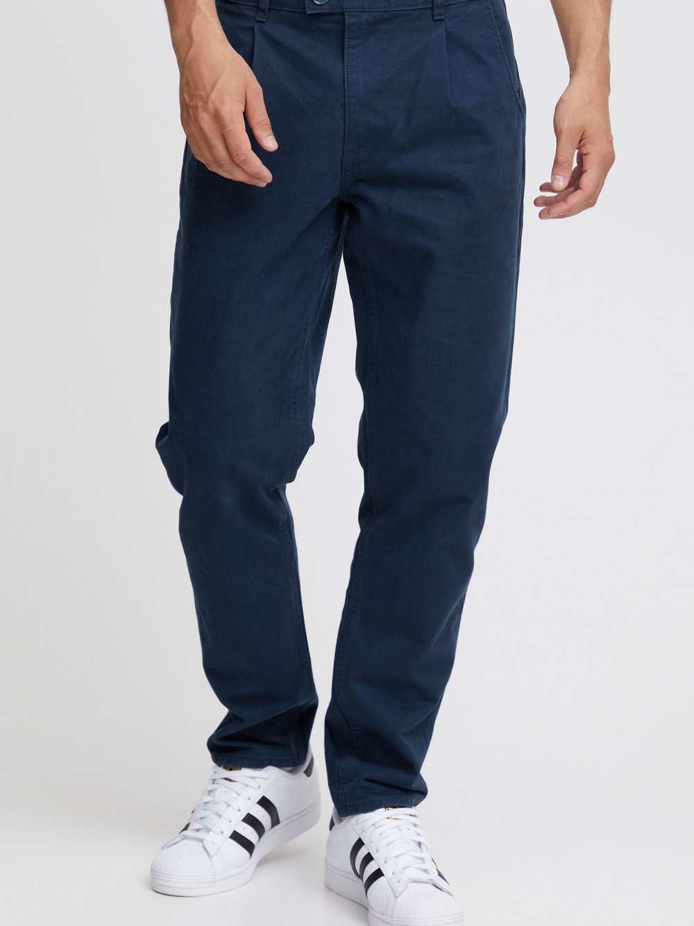 BLEND Chinohose Herren Baumwolle blau, 38-32