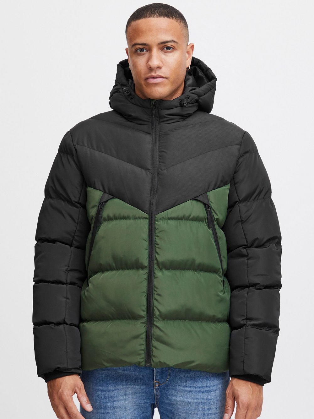 BLEND Steppjacke Herren grün, XXL