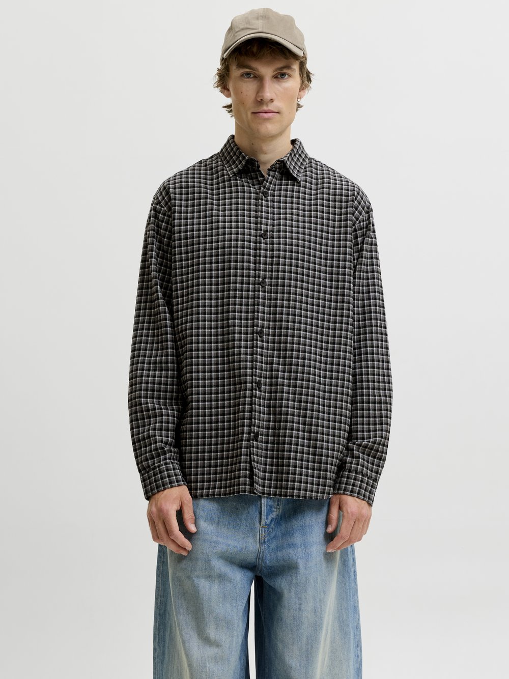 Jack & Jones Herren Freizeithemden Schwarz Gr. Mittel - Bild 4