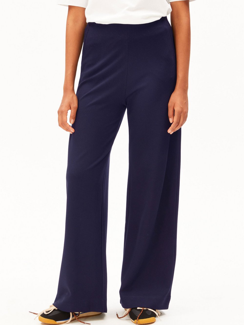 Armedangels Damen Bleu Wide-Leg-Hose Basic - Bild 2