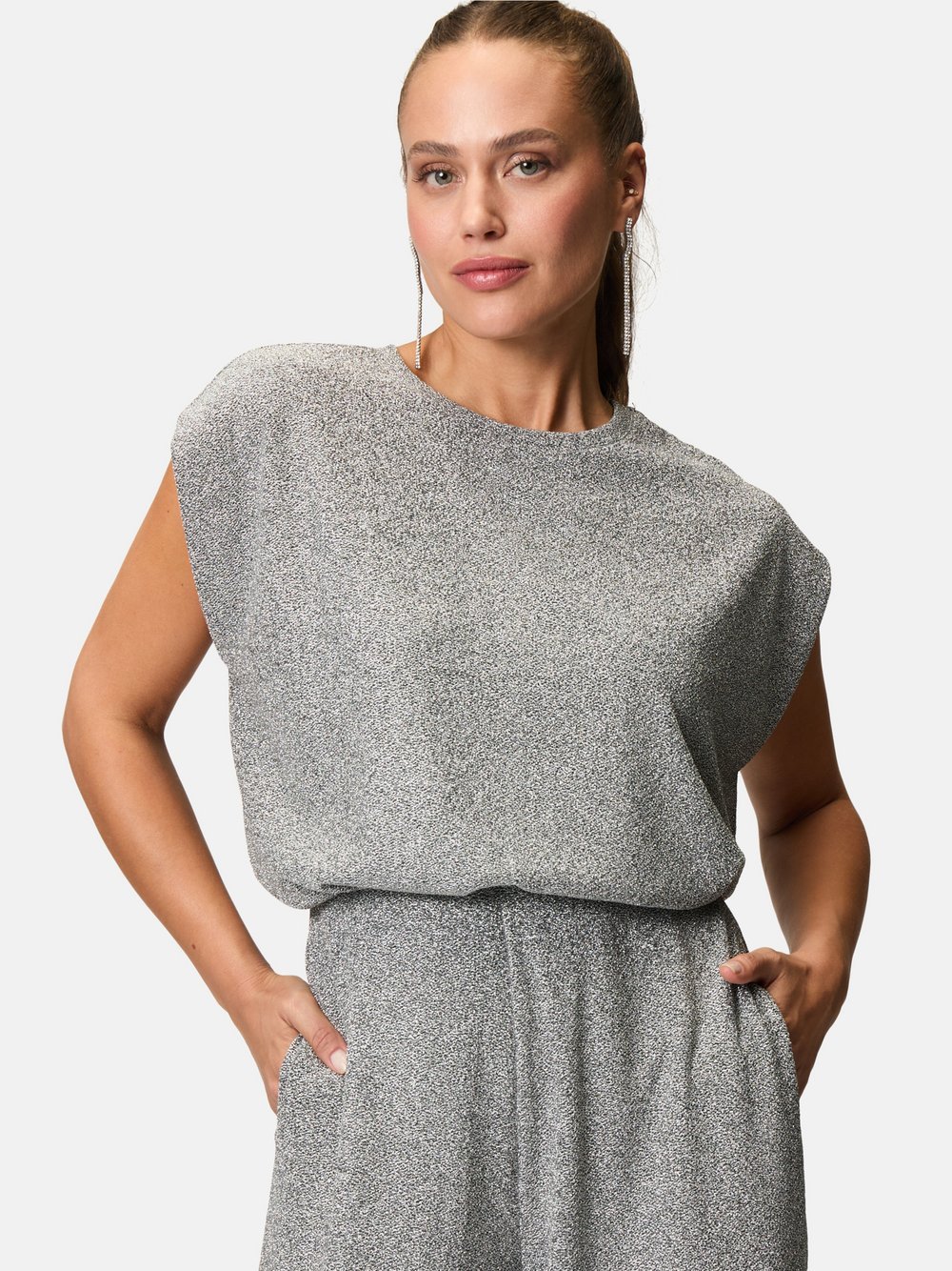 zero Jersey-shirt Damen silber, 38