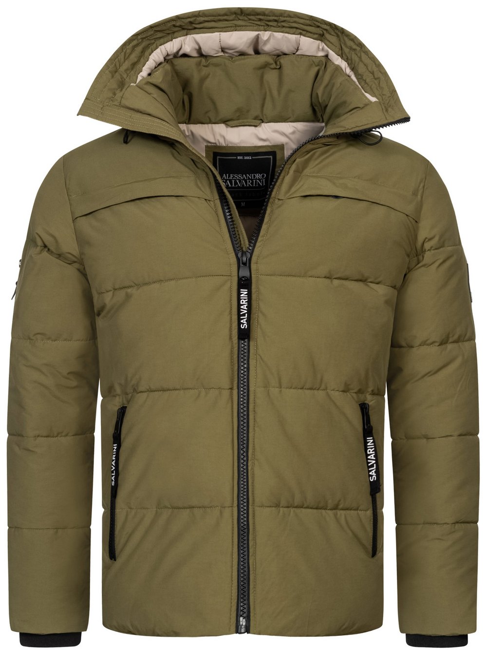 Alessandro Salvarini Winterjacke  Herren Baumwolle grün, M