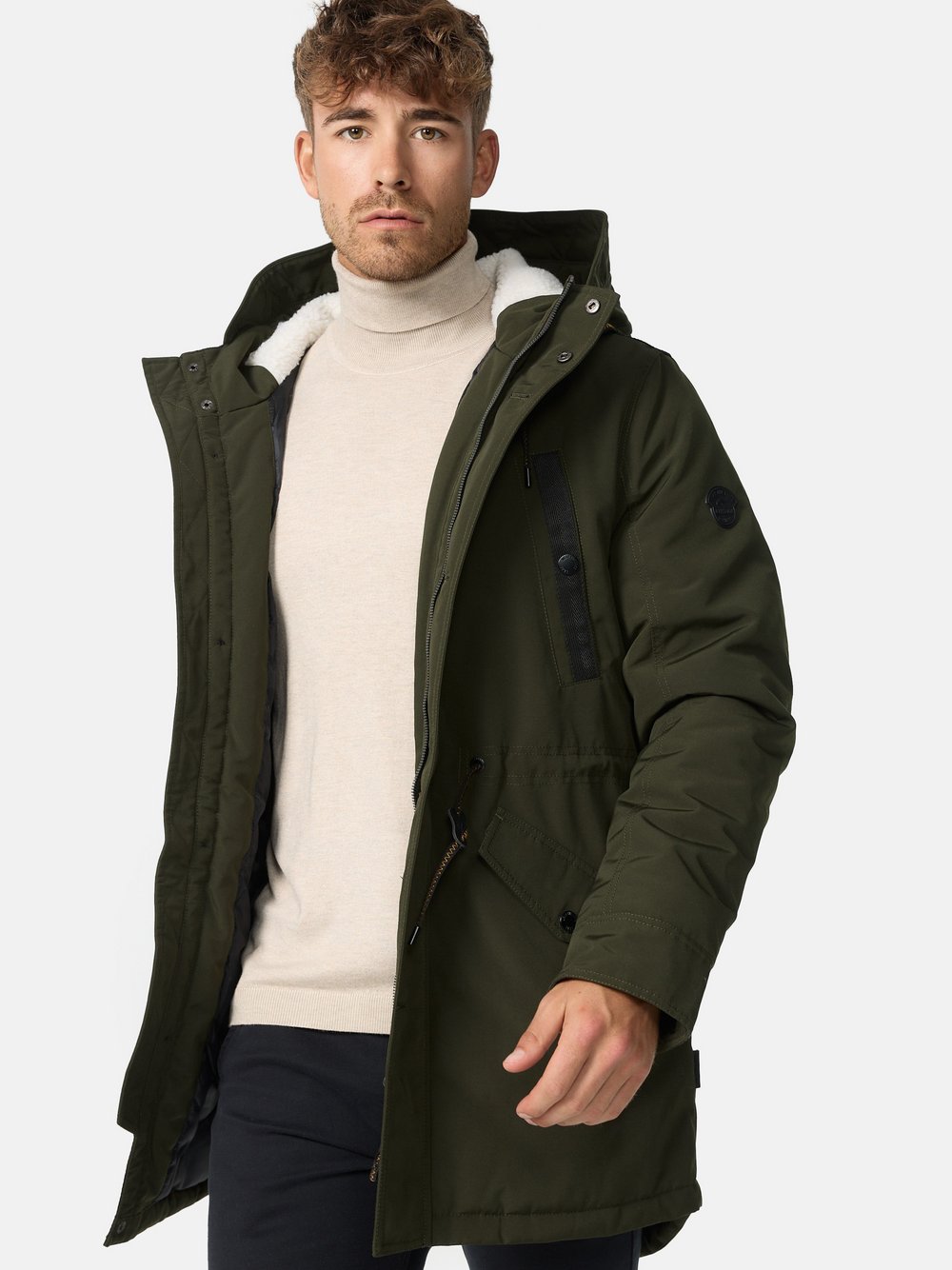 Indicode Parka Herren grün, L