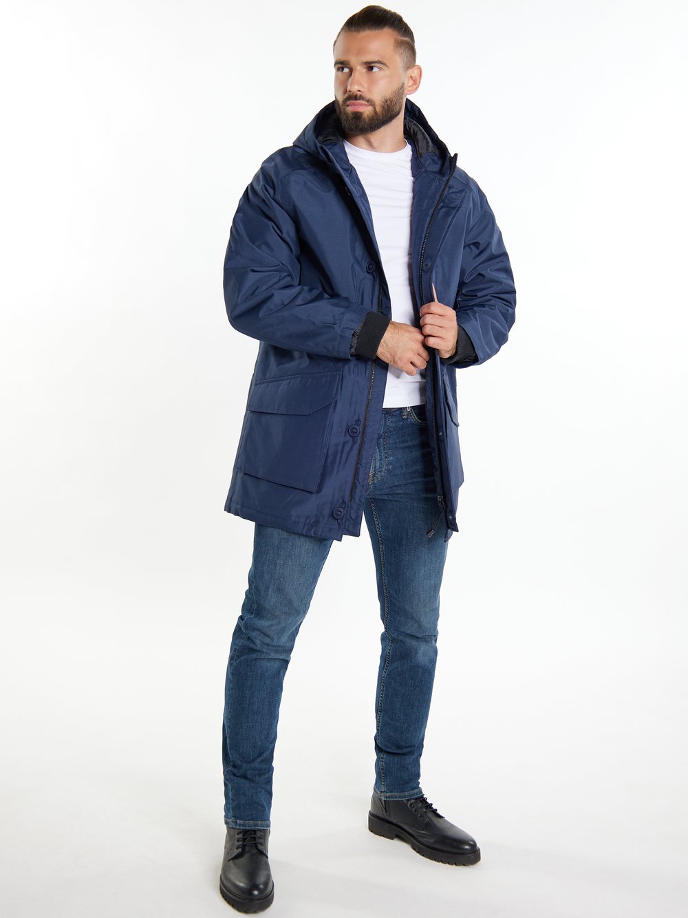 ICEBOUND Parka Herren blau, L