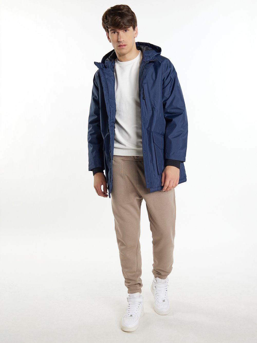 Mo Parka Herren blau, M