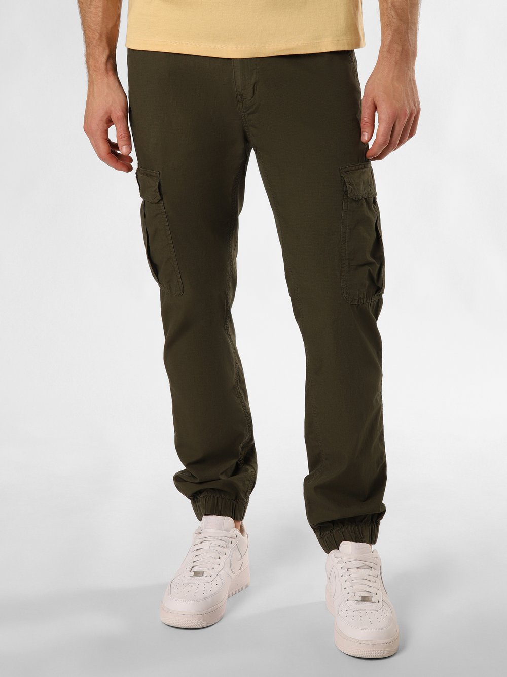 Tommy Jeans Hose Herren Baumwolle grün, 31-32