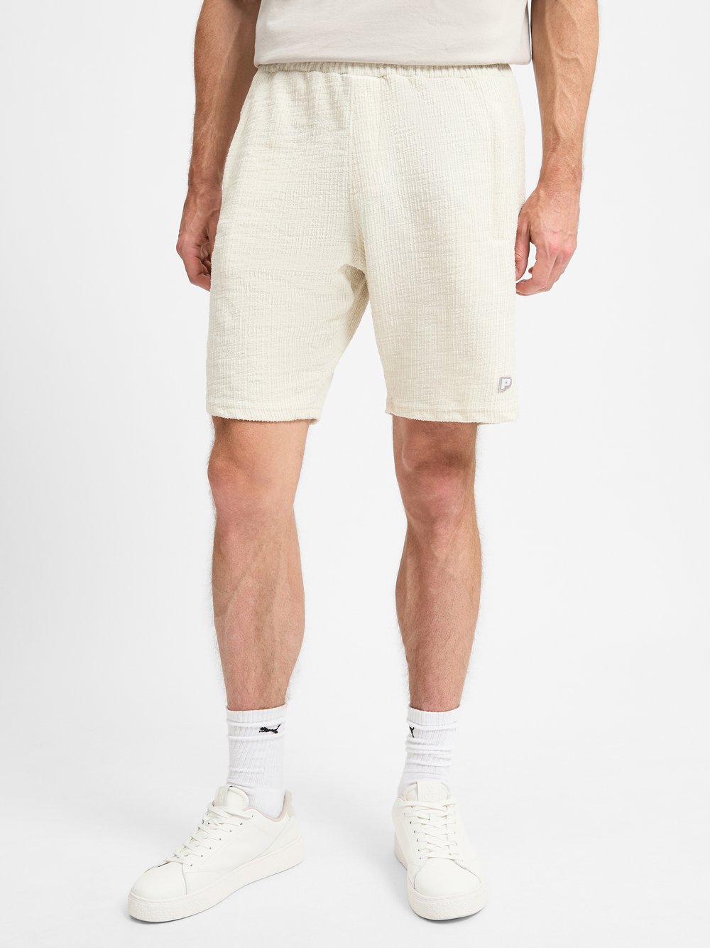 PEGADOR Shorts Herren weiß, M