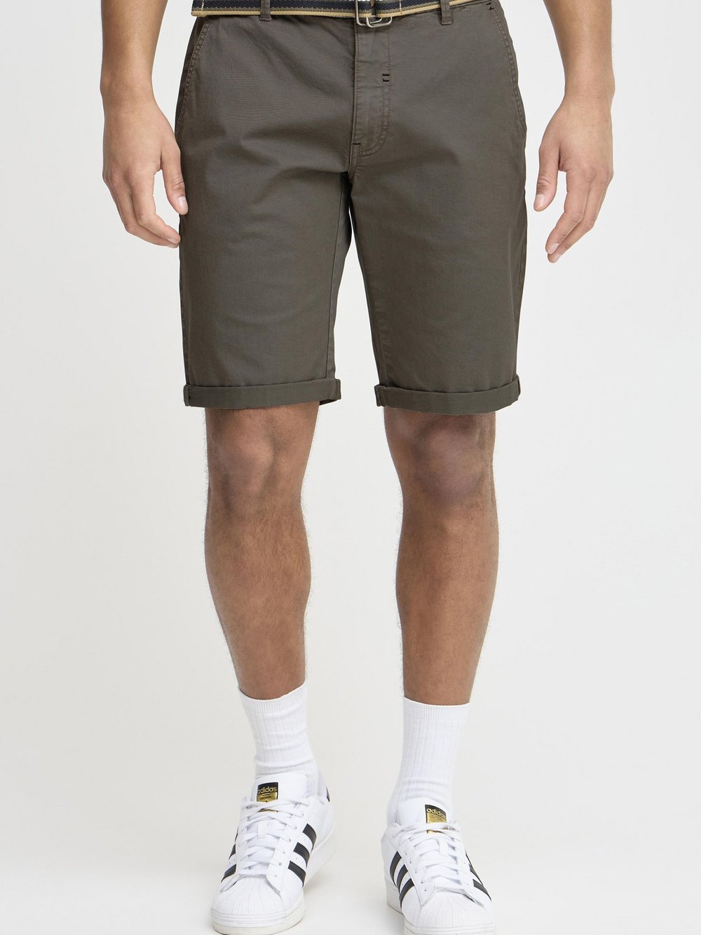 BLEND Chinoshorts Herren Baumwolle grau, M