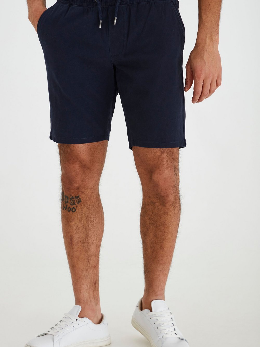 BLEND Chinoshorts Herren Baumwolle blau, L