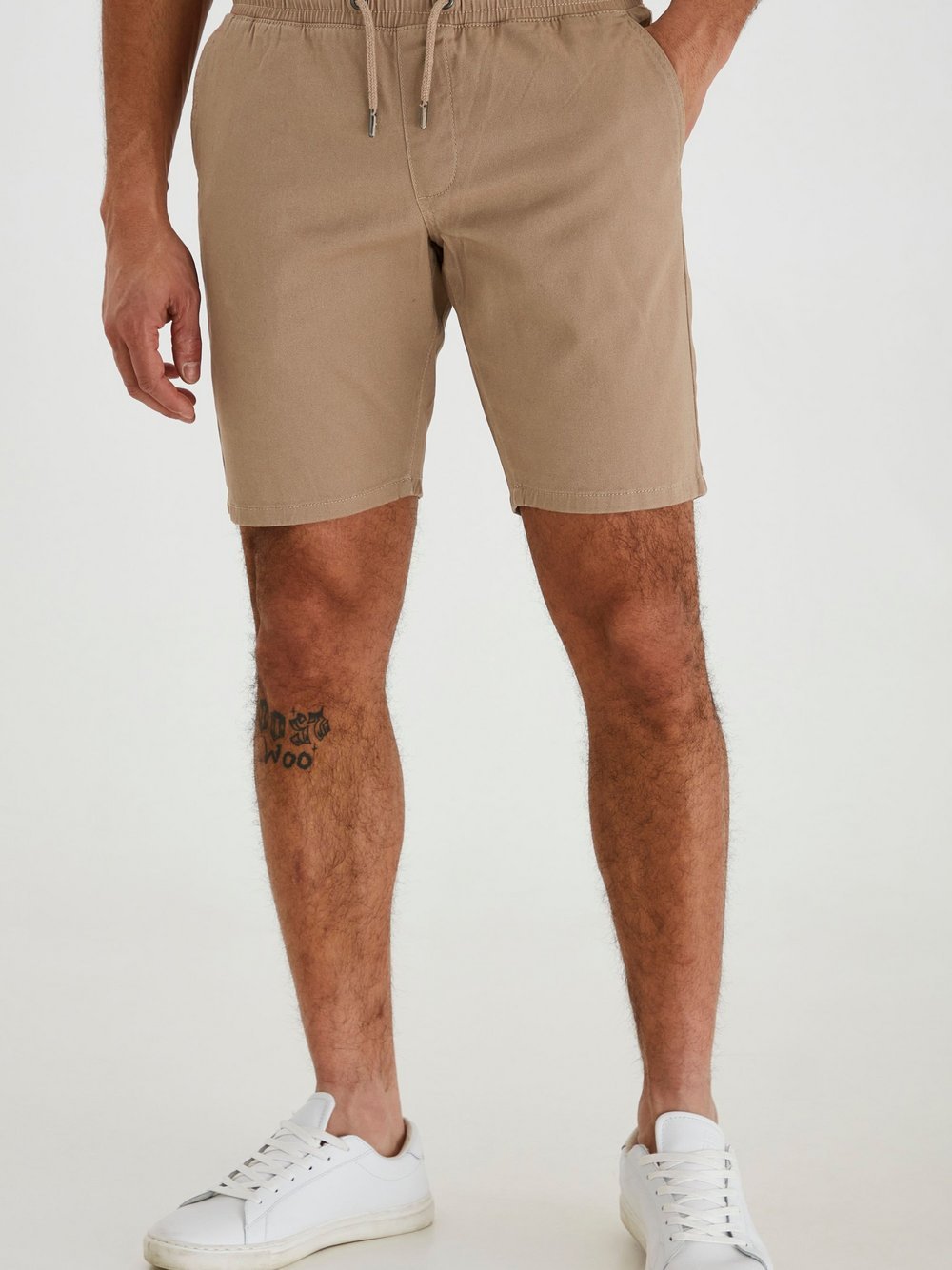 BLEND Chinoshorts Herren Baumwolle beige, XL