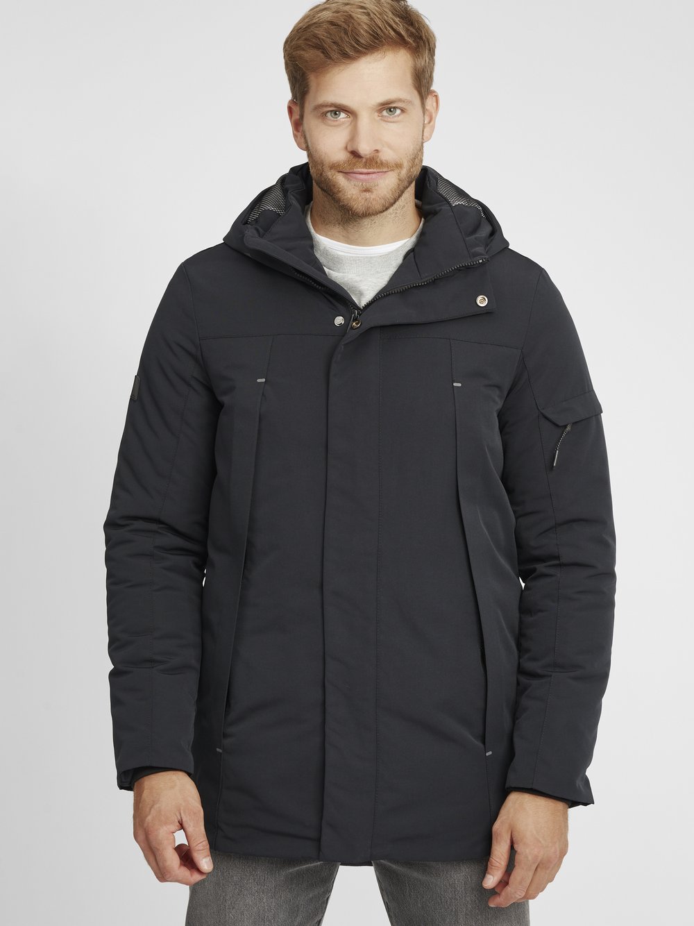 Indicode Parka Herren schwarz, XL