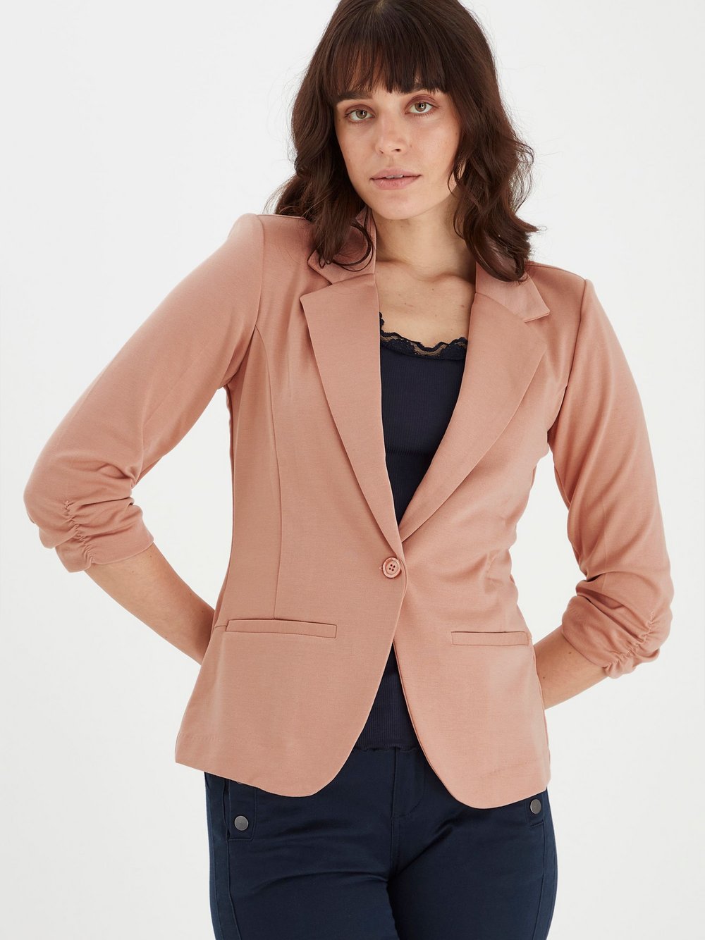 fransa Kurzblazer Damen beige, L