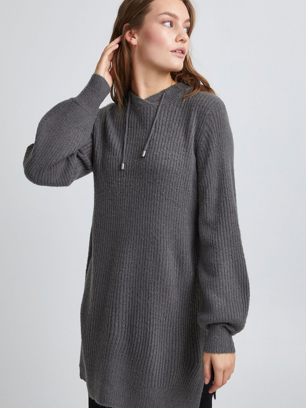 B.Young Strickpullover Damen grau, L