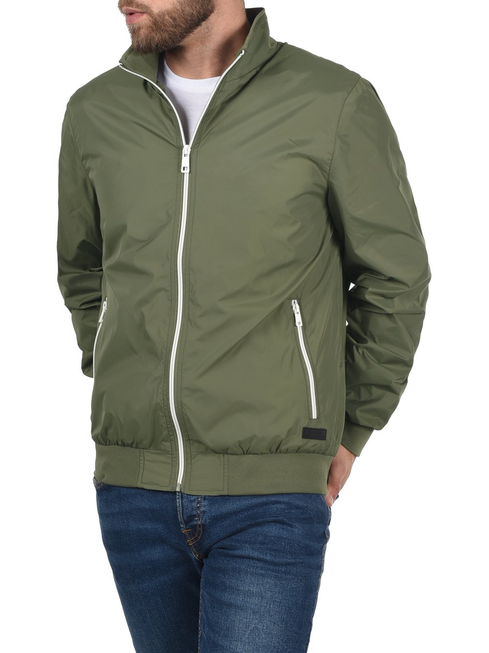 Thumbnail - BLEND Bomberjacke Herren grün, XL