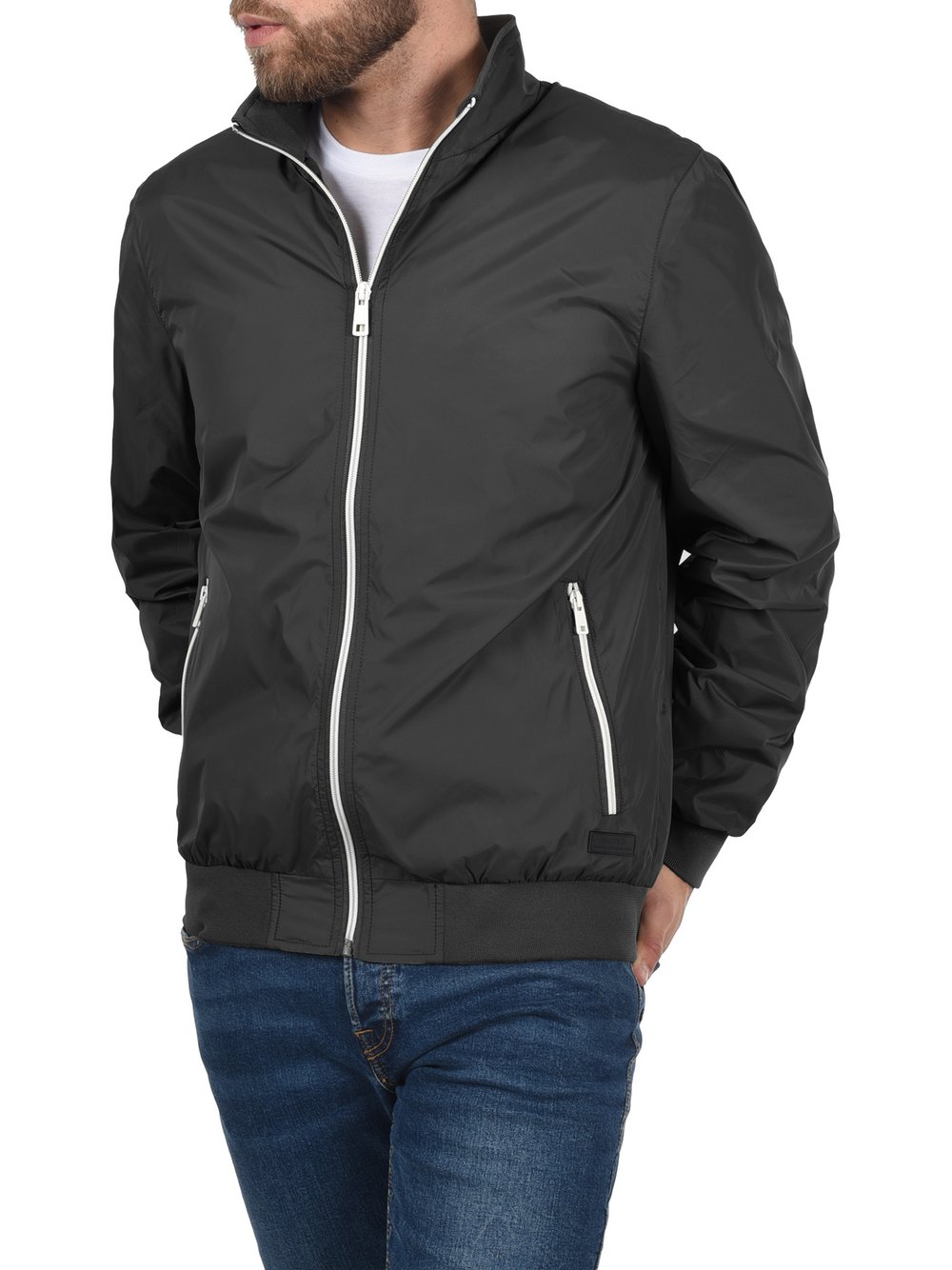 Thumbnail - BLEND Bomberjacke Herren grau, L