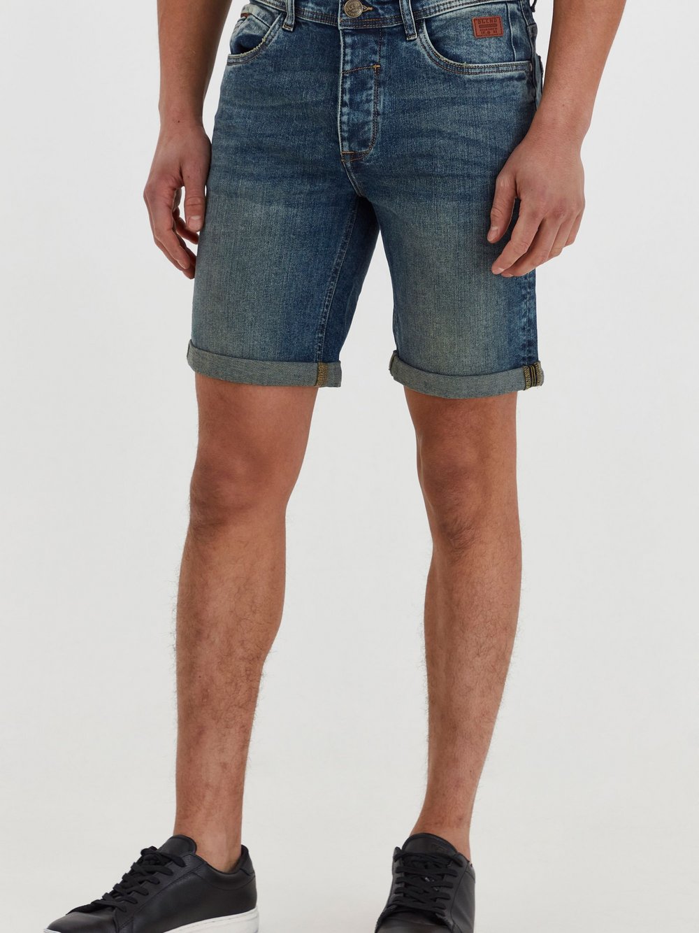 BLEND Jeans-Shorts Herren Baumwolle blau, L