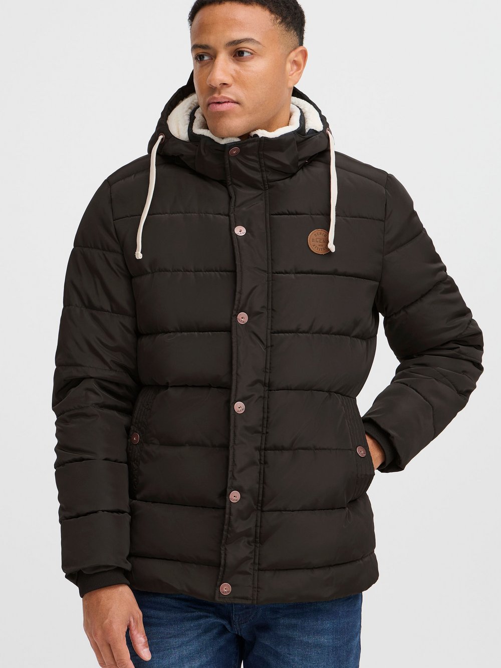 Thumbnail - BLEND Steppjacke Herren schwarz, XL