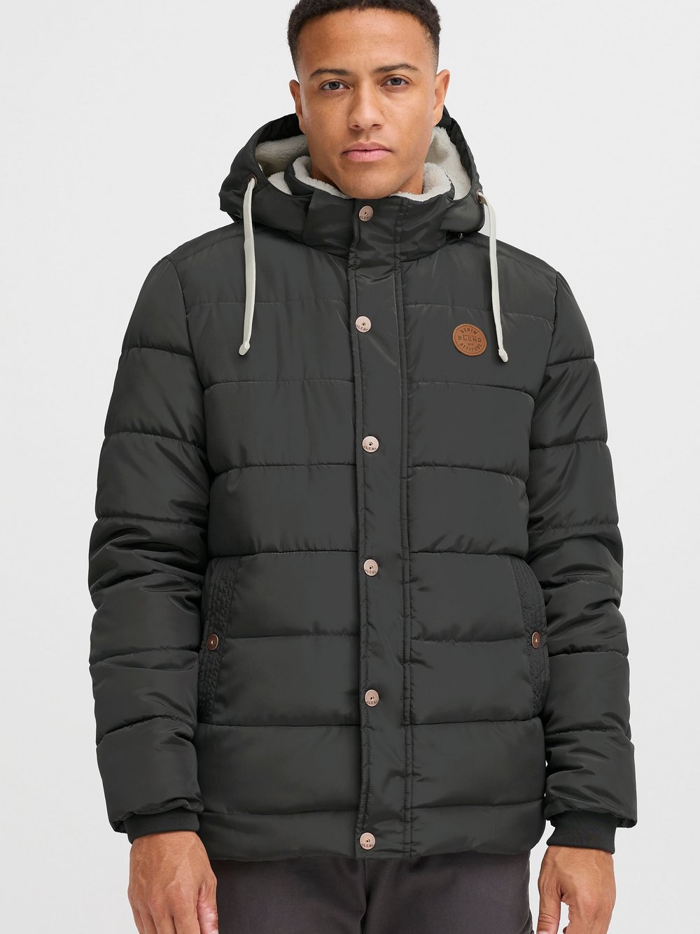 Thumbnail - BLEND Steppjacke Herren grau, XXL