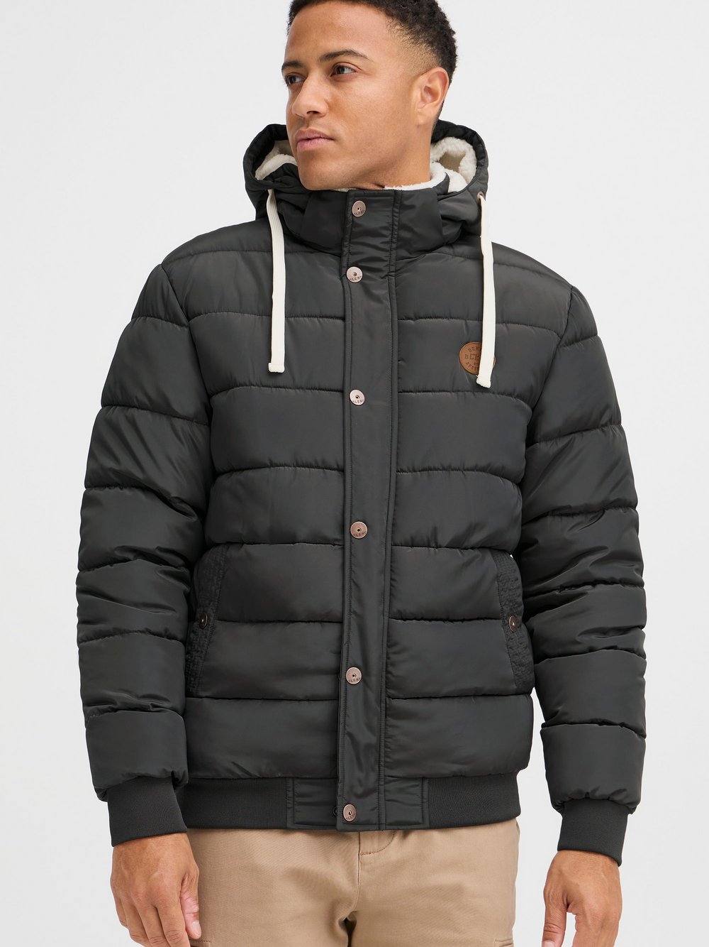Thumbnail - BLEND Steppjacke Herren grau, XL