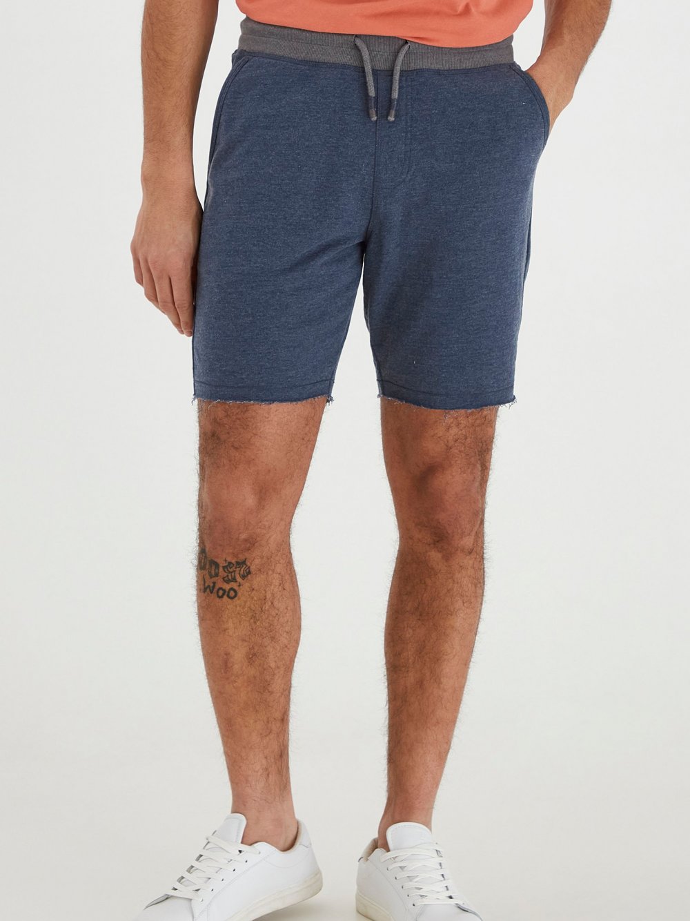 BLEND Sweatshorts Herren Baumwolle blau, XXL