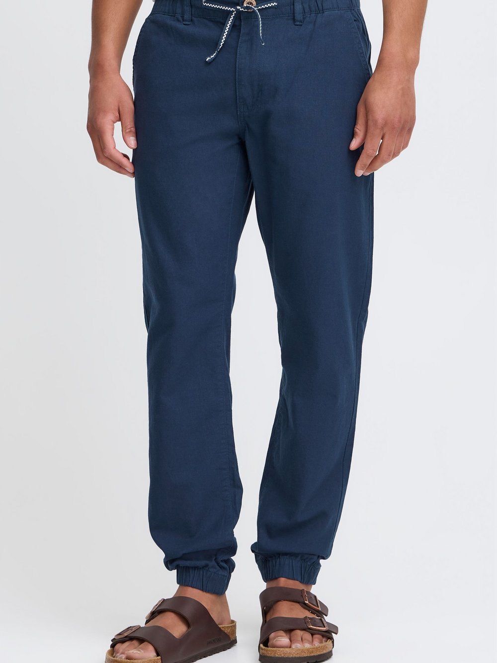 BLEND Stoffhose Herren Baumwolle blau, L