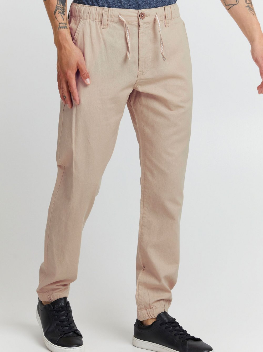 BLEND Stoffhose Herren Baumwolle beige, XL