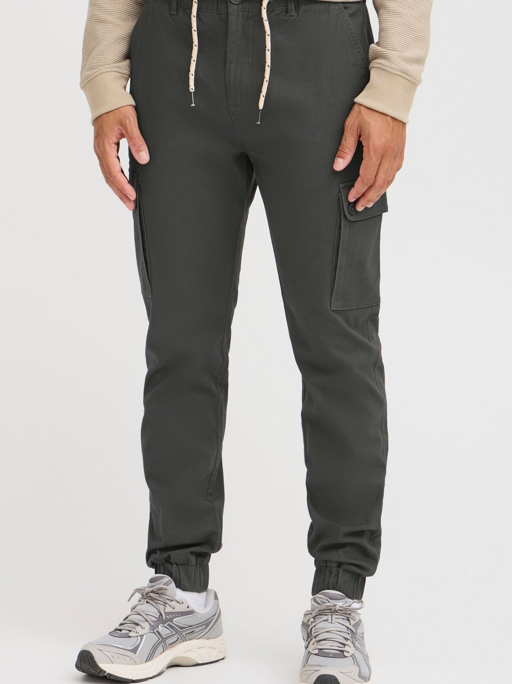 BLEND Cargohose Herren Baumwolle grau, 38-34