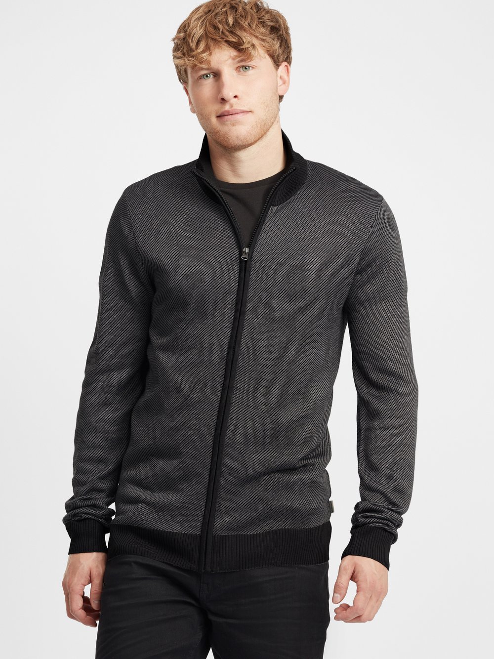 BLEND Cardigan Herren schwarz, XXL