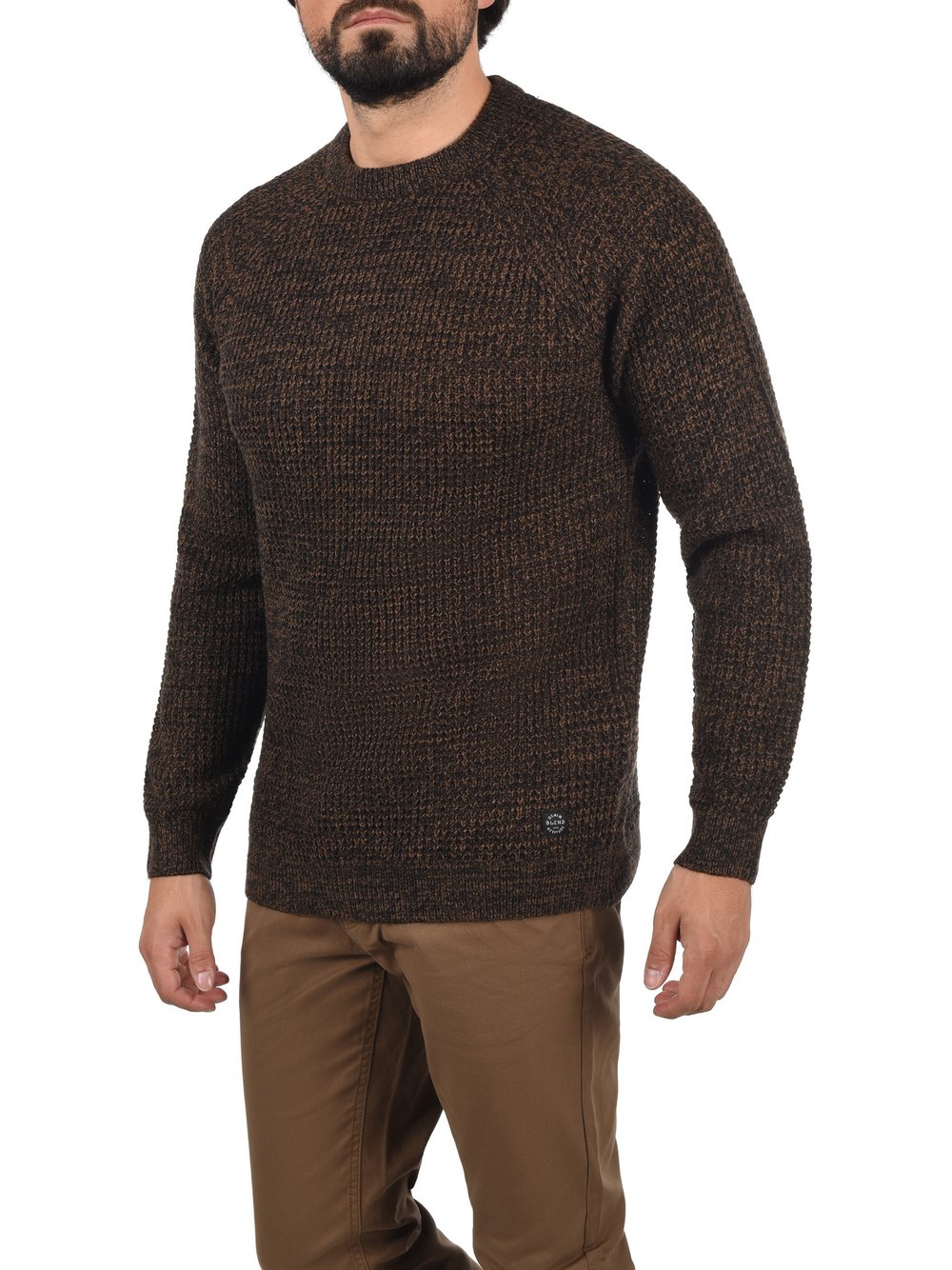 Thumbnail - BLEND Strickpullover Herren schwarz, XL