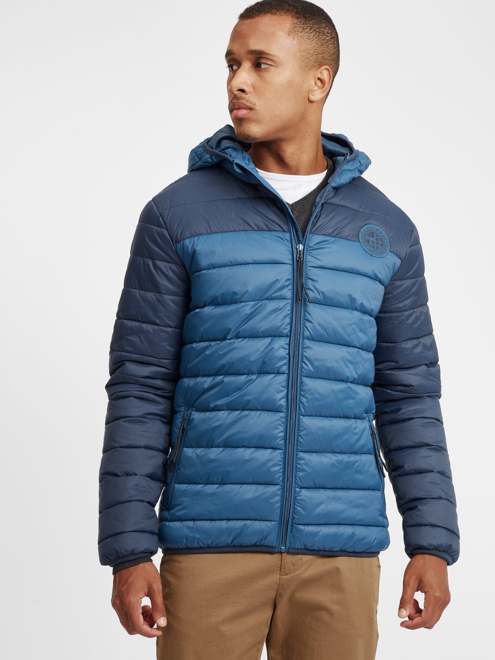 BLEND Steppjacke Herren blau, L