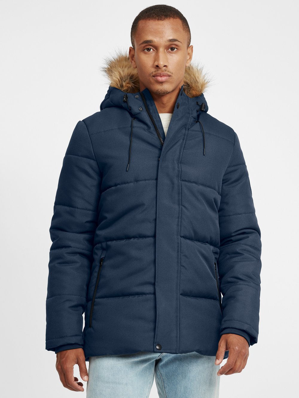 BLEND Steppjacke Herren blau, L