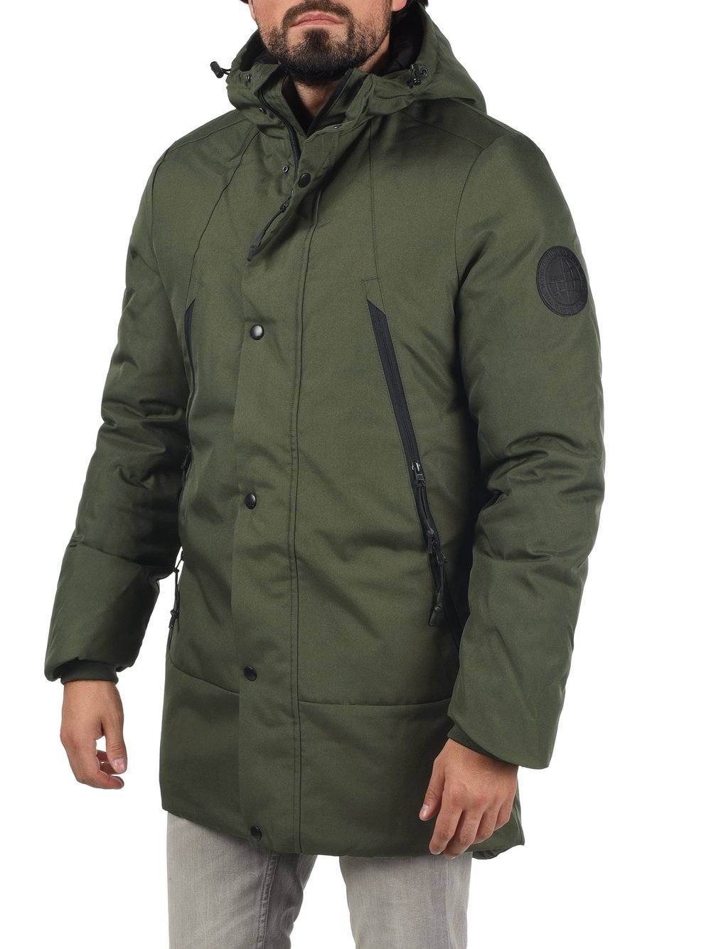 BLEND Parka Herren grün, XL