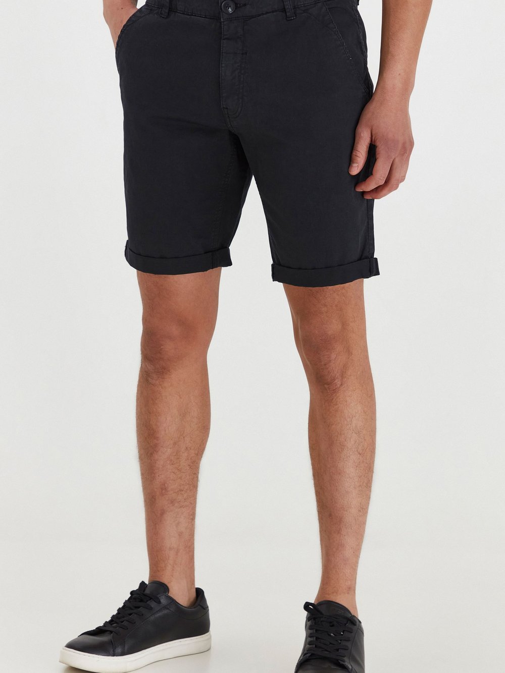 Thumbnail - BLEND Chinoshorts Herren Baumwolle schwarz, M