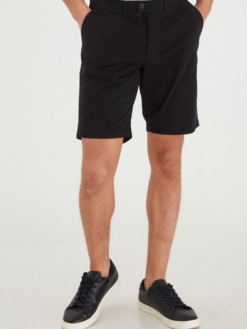 CASUAL FRIDAY Chinoshorts Herren Baumwolle schwarz, XXL