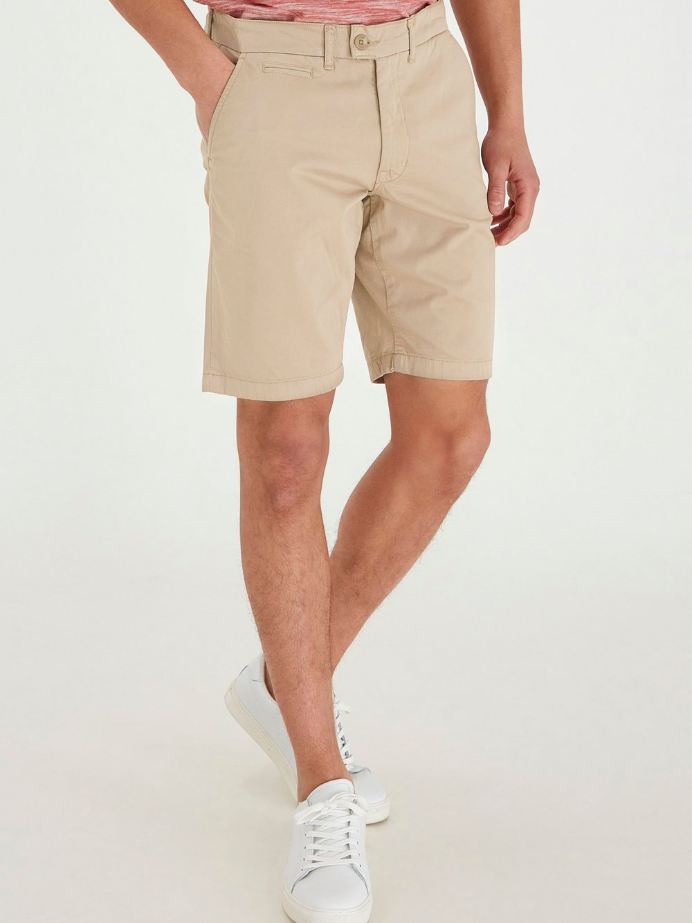 CASUAL FRIDAY Chinoshorts Herren Baumwolle beige, XL