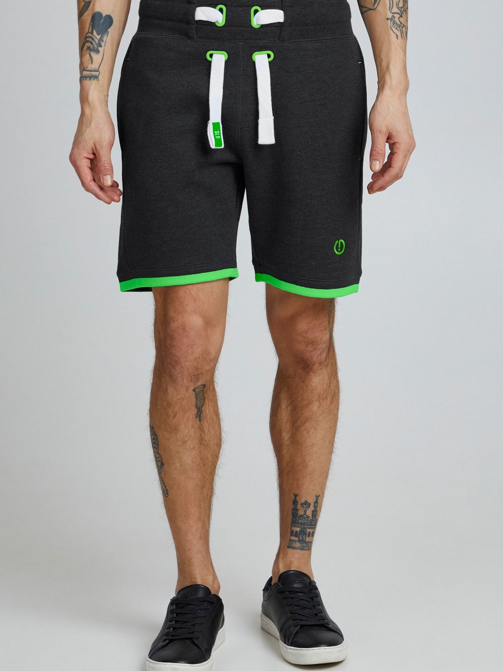 Solid Sweatshorts Herren Baumwolle mehrfarbig, M