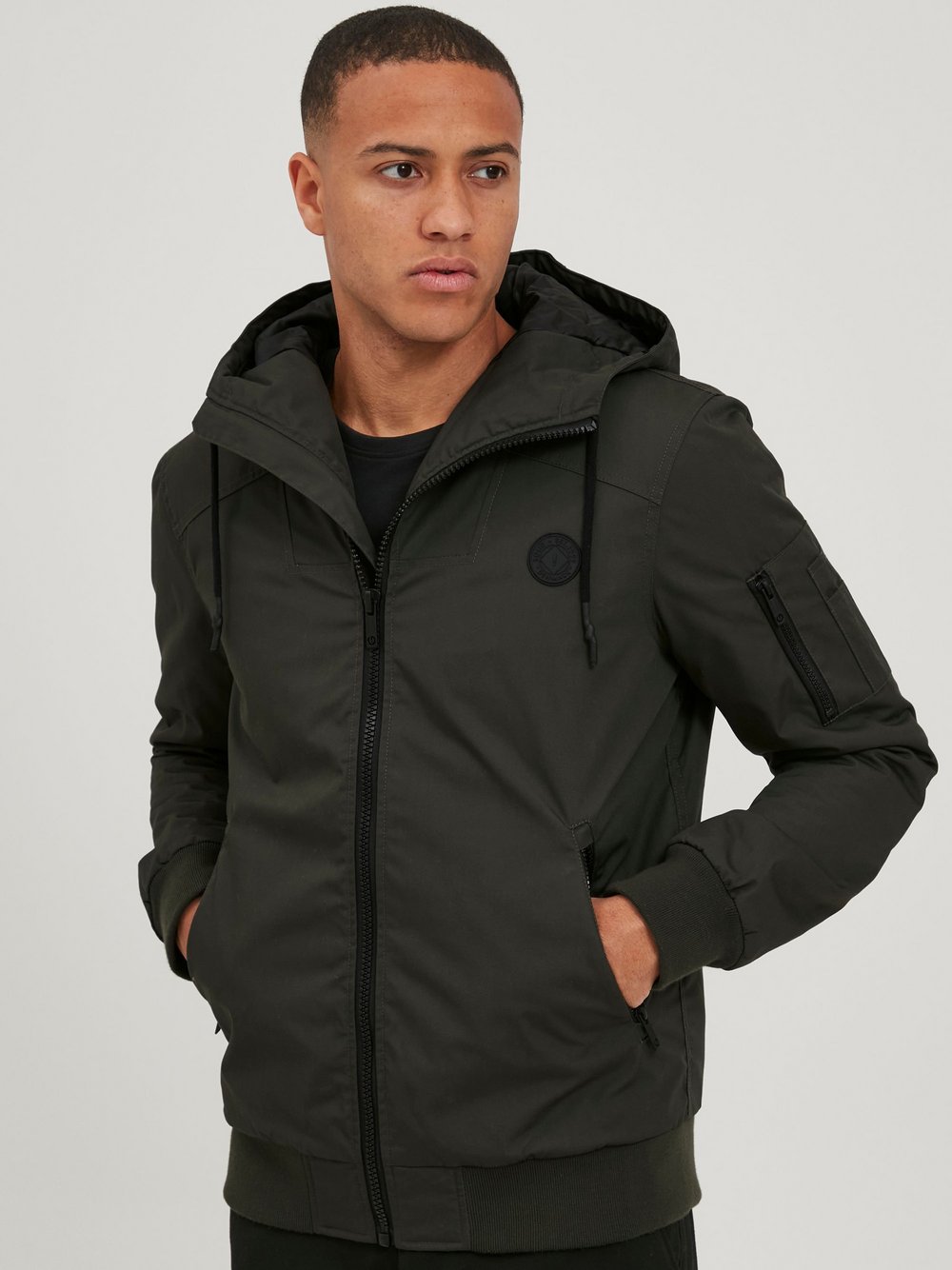 Solid Übergangsjacke Herren grün, M