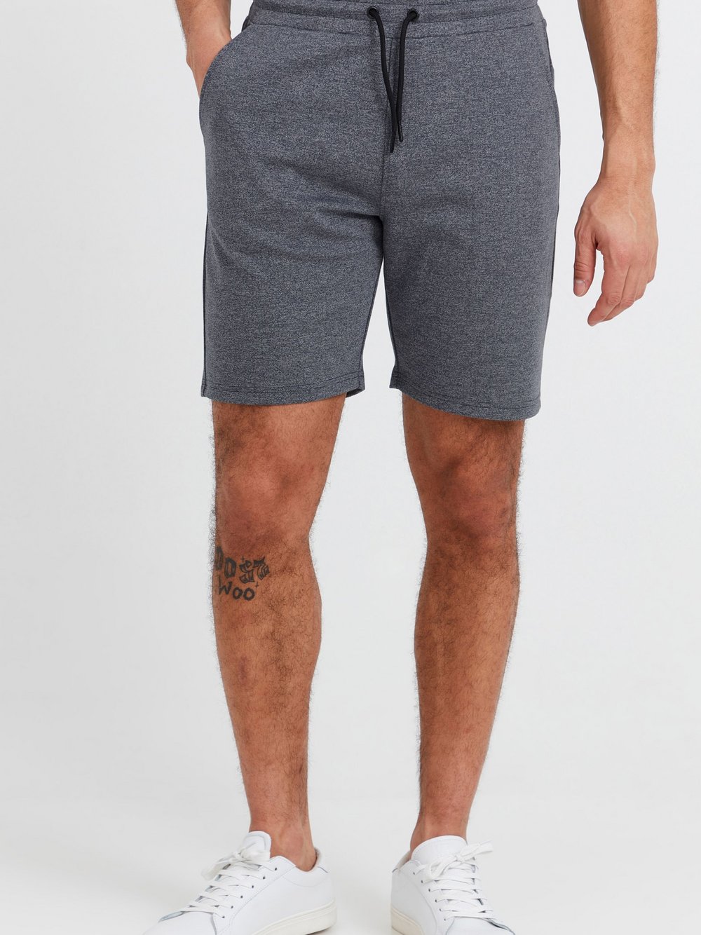 Solid Sweatshorts Herren blau gemustert, XL