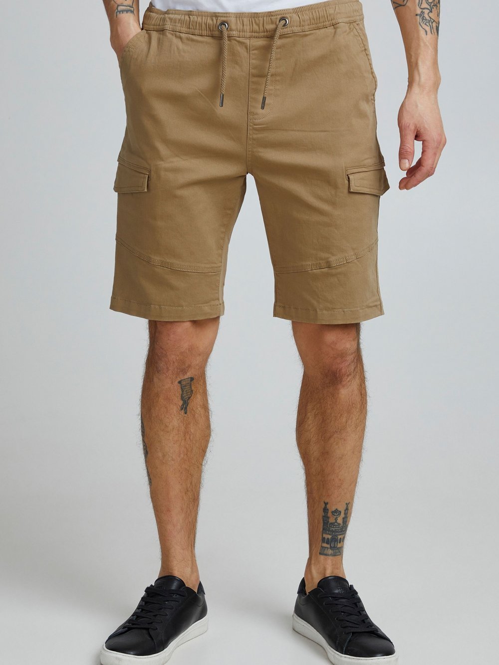 Solid Cargoshorts Herren Baumwolle beige, M