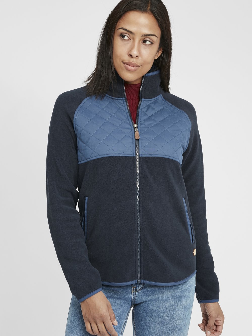 OXMO Fleecejacke Damen blau, M