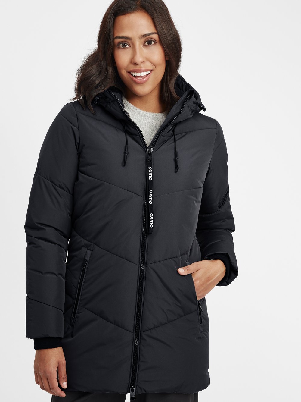 OXMO Steppjacke Damen schwarz, M