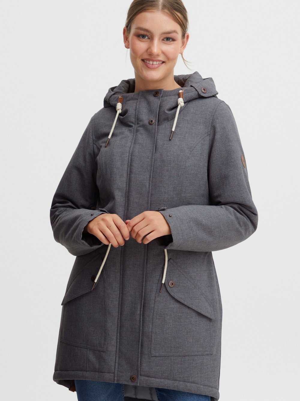 OXMO Parka Damen grau, XS