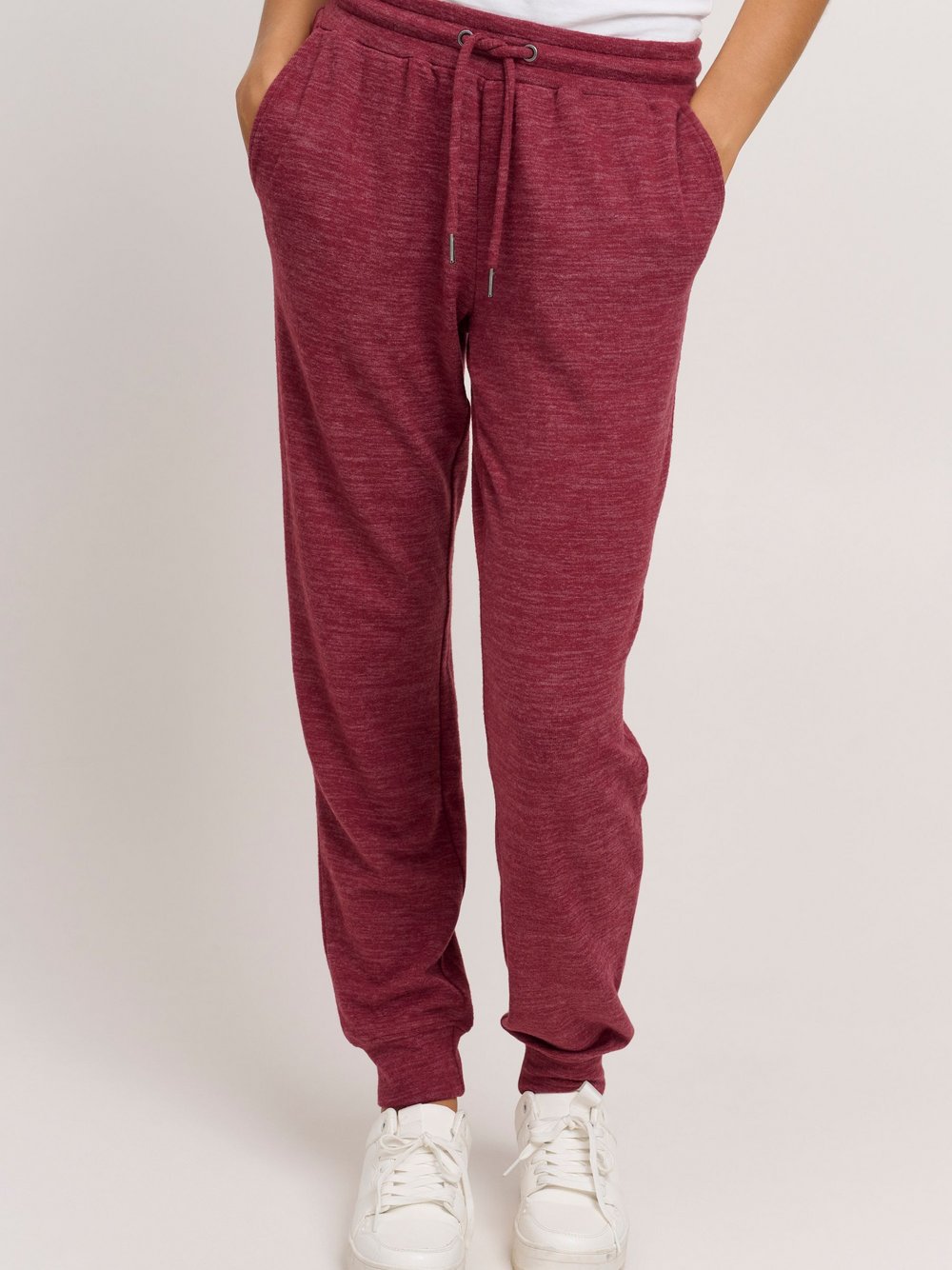 OXMO Sweathose Damen rot meliert, S