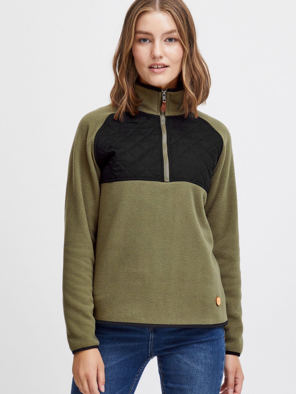 OXMO Pullover Damen grün, XL