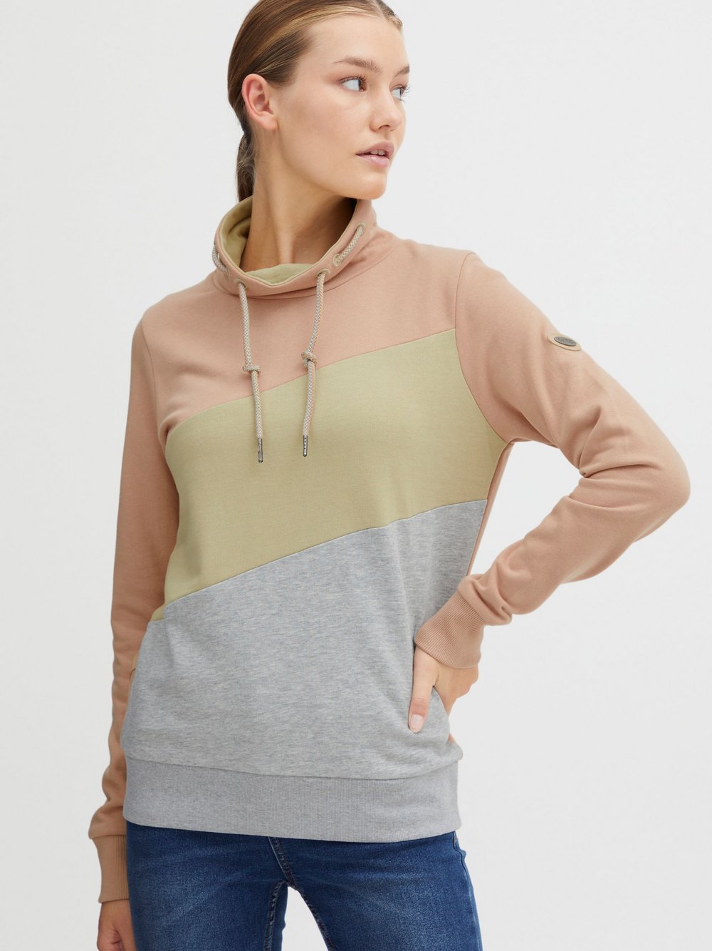 Thumbnail - OXMO Hoodie Damen Baumwolle rosa, XS