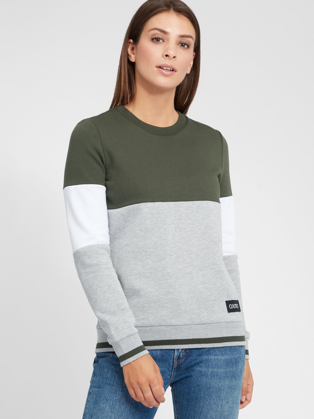 OXMO Pullover Damen grün, M