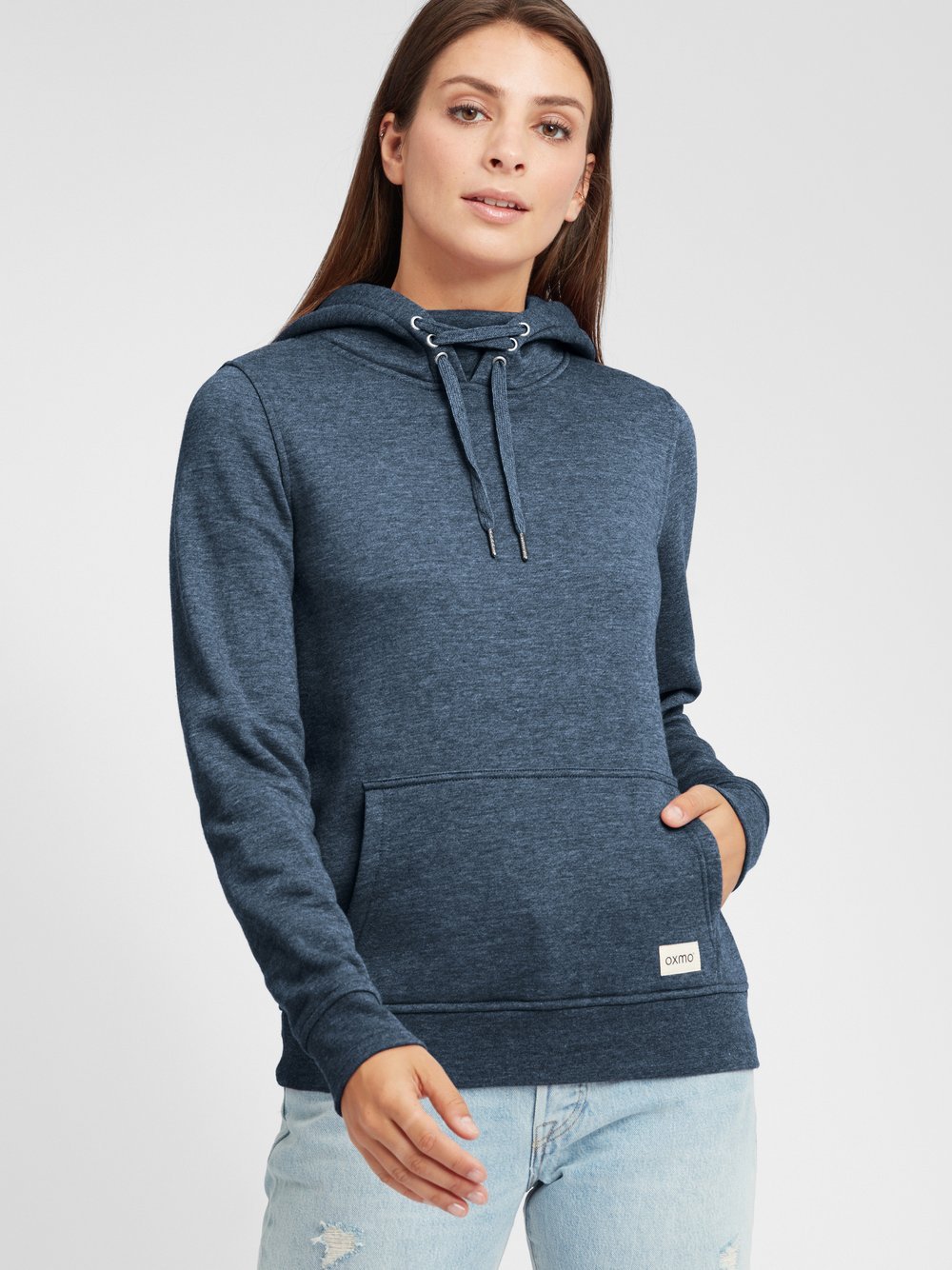 OXMO Kapuzenpullover Damen blau, M