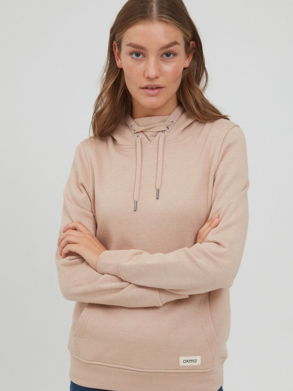 OXMO Kapuzenpullover Damen rosa, L