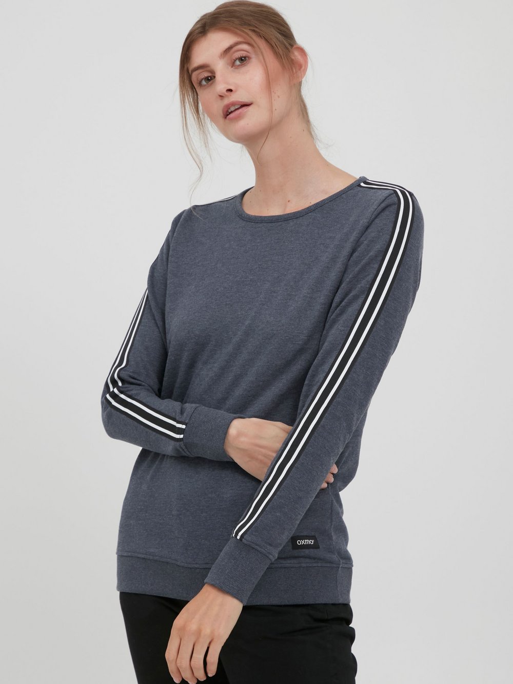 OXMO Sweatshirt Damen blau, XS