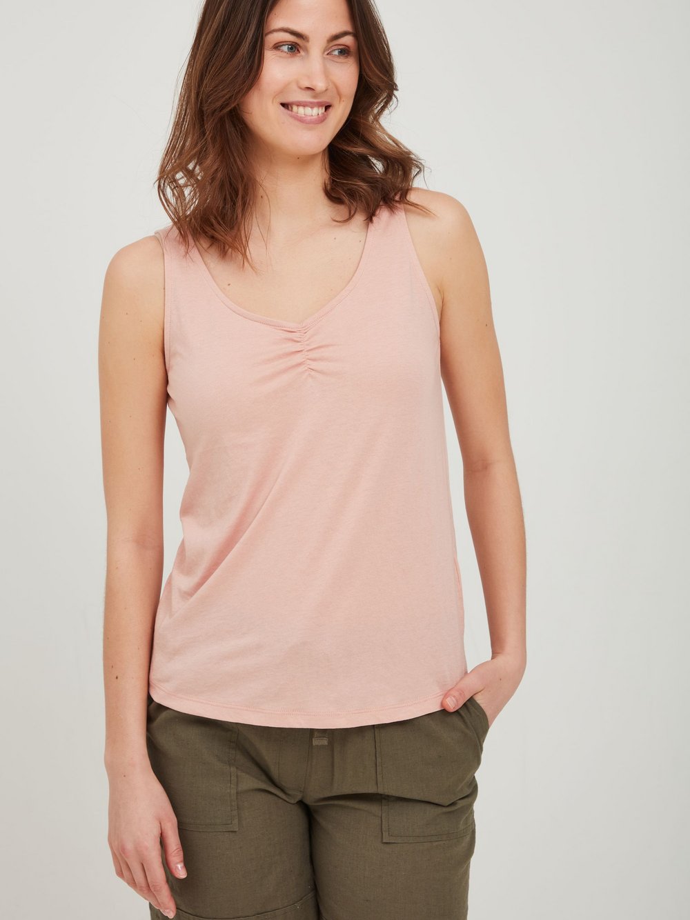 fransa Tanktop Damen rosa, S